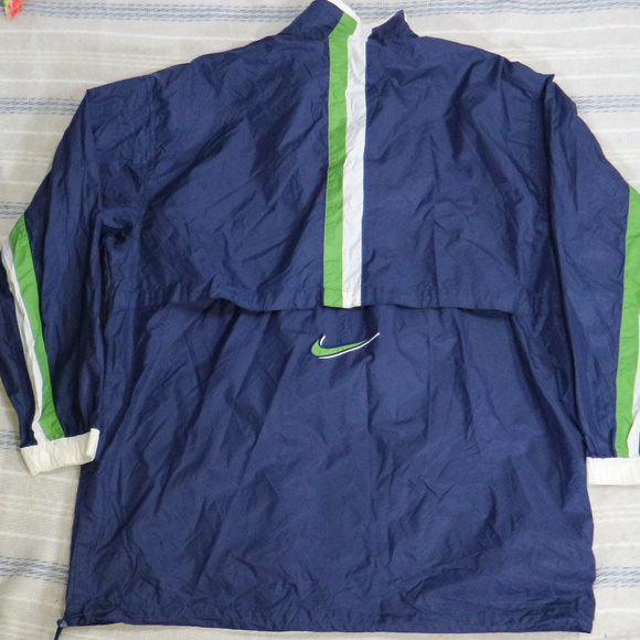 Vintage NIKE Back Vent Half Zip Windbreaker Jacket Sz XXL - Picture 8 of 8